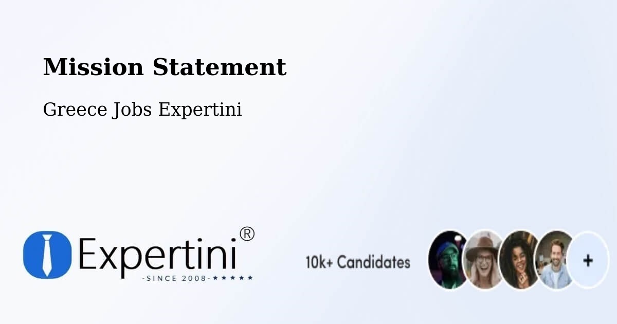 Corporate Mission – Dráma - Greece Jobs Expertini